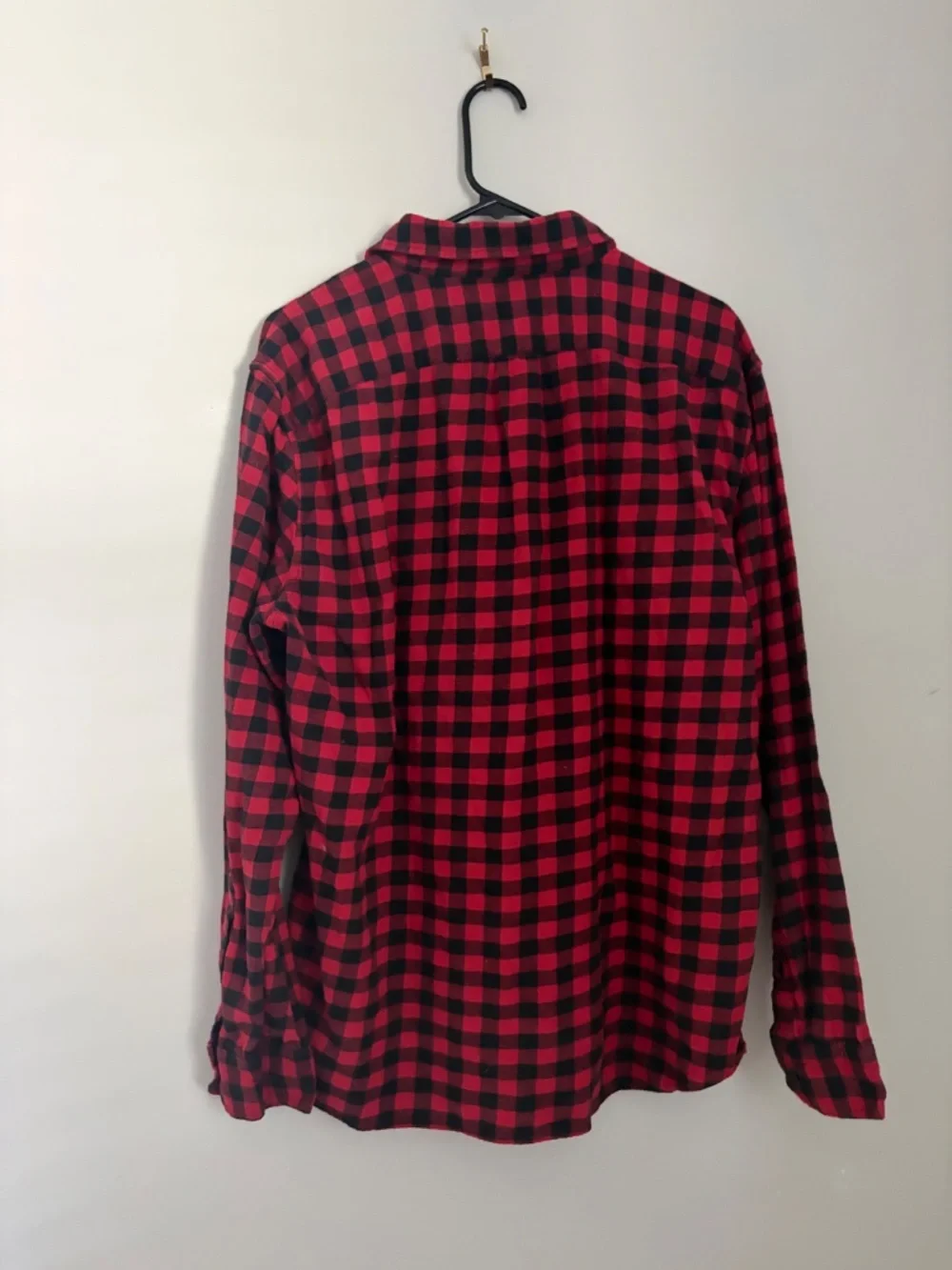 J Crew Slim Fit Men's Flannel Long Sleeve - XL - Buffalo Check